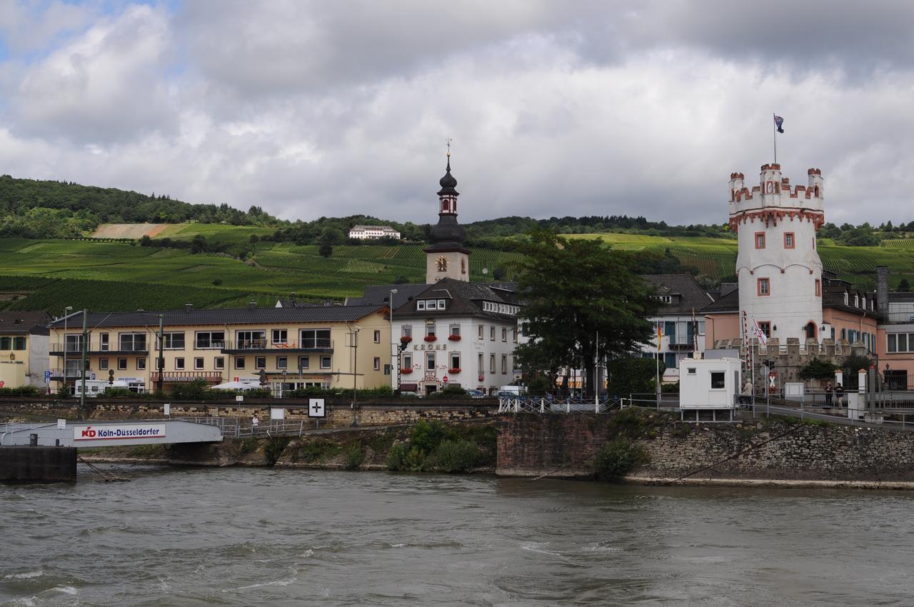 Hotel Krone Ruedesheim Rudesheim am Rhein Bagian luar foto